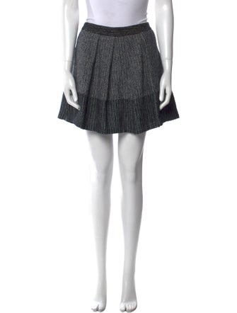 Proenza Schouler Colorblock Pattern Mini Skirt