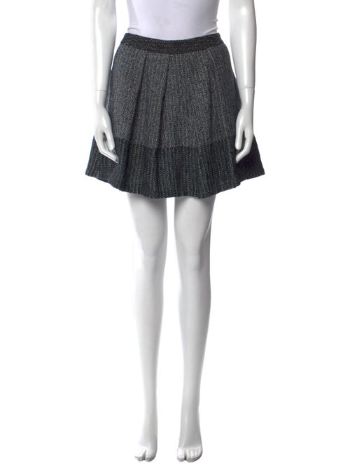 Proenza Schouler Colorblock Pattern Mini Skirt