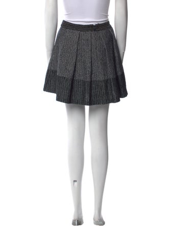 Proenza Schouler Colorblock Pattern Mini Skirt