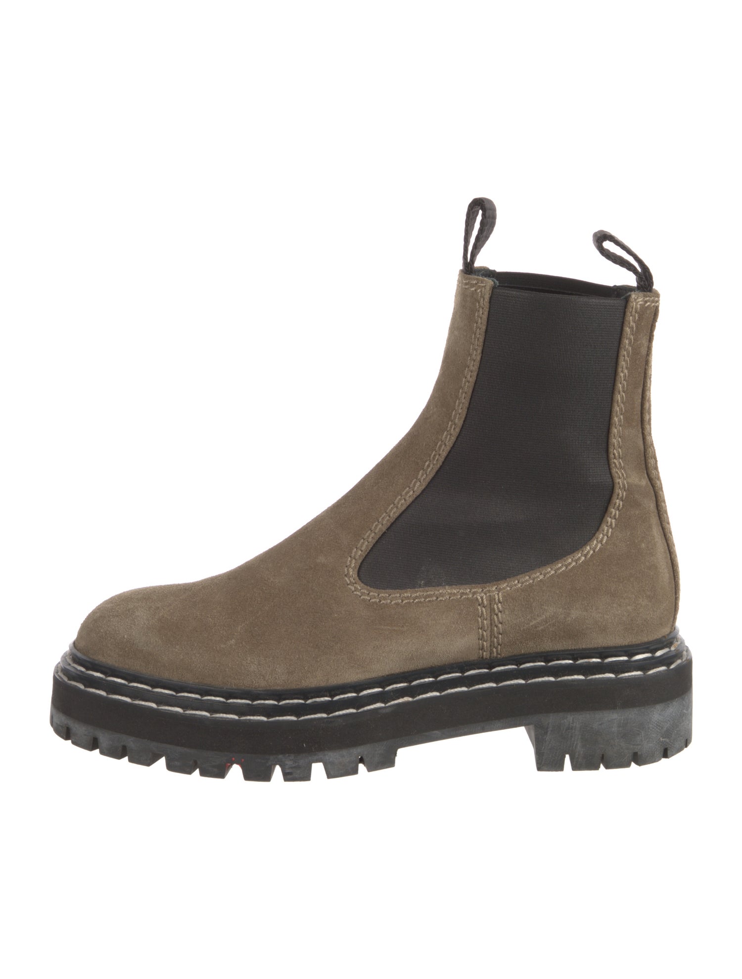 Proenza Schouler Suede Chelsea Boots