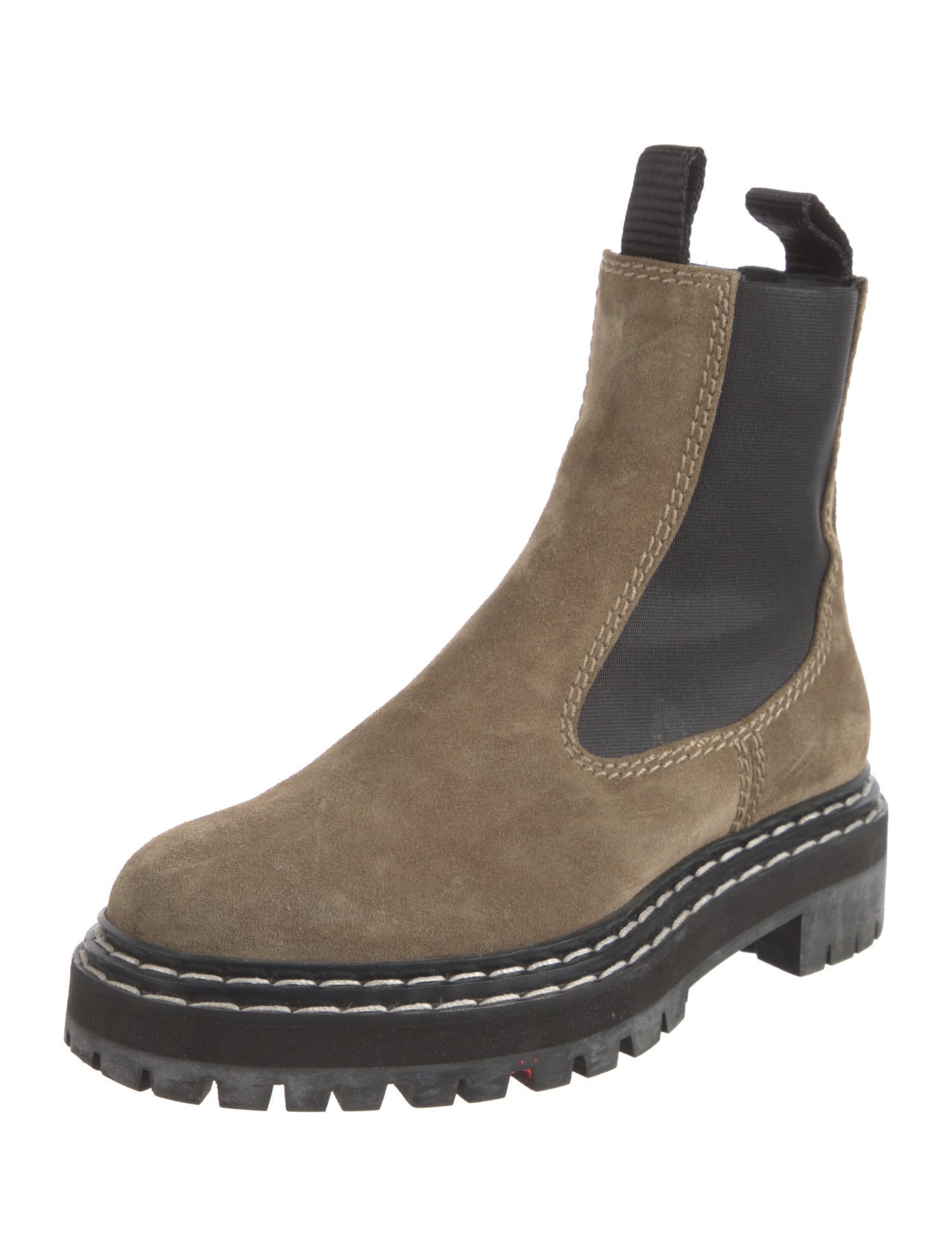 Proenza Schouler Suede Chelsea Boots