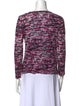 Proenza Schouler Printed Bateau Neckline Blouse