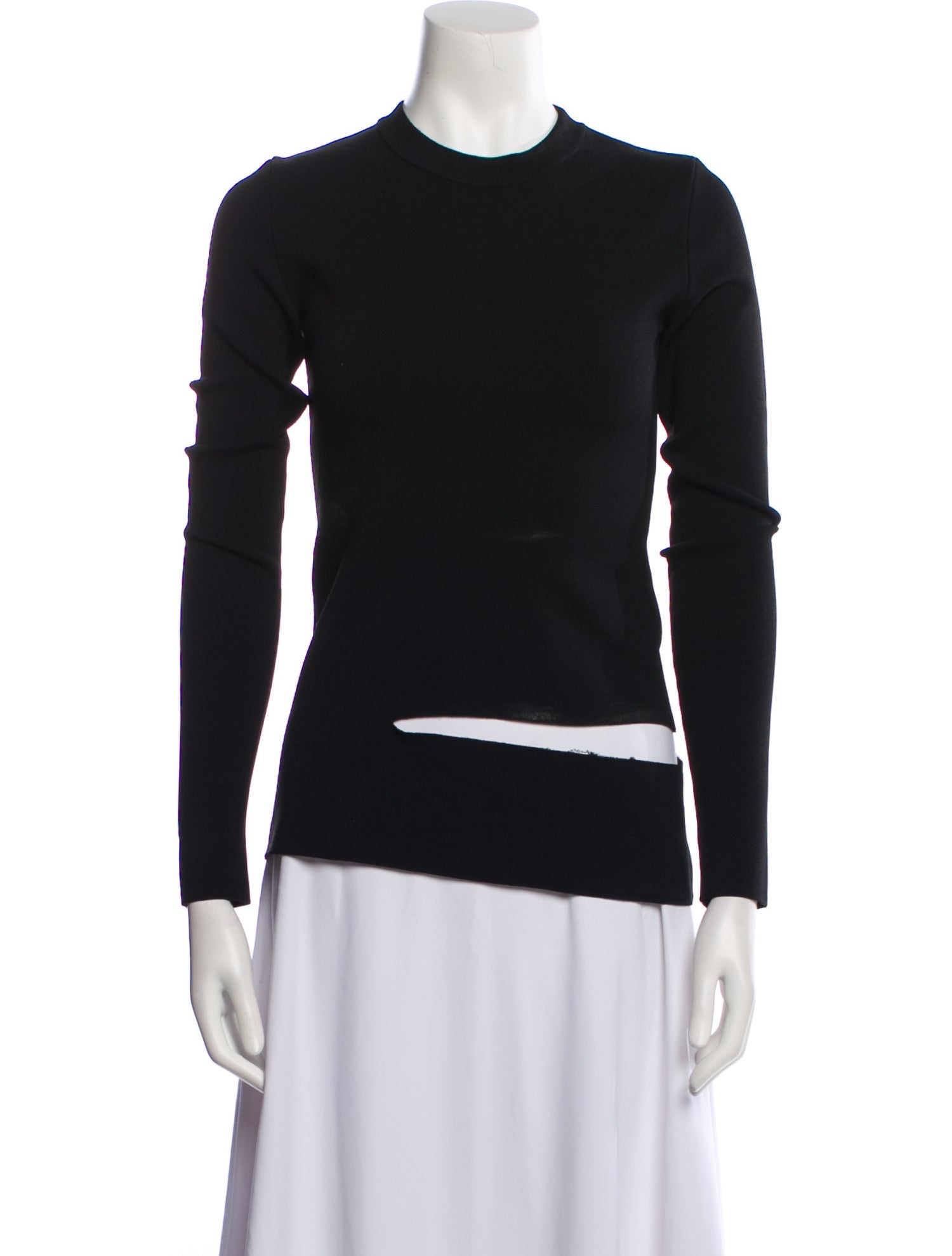 Proenza Schouler Mock Neck Long Sleeve Top