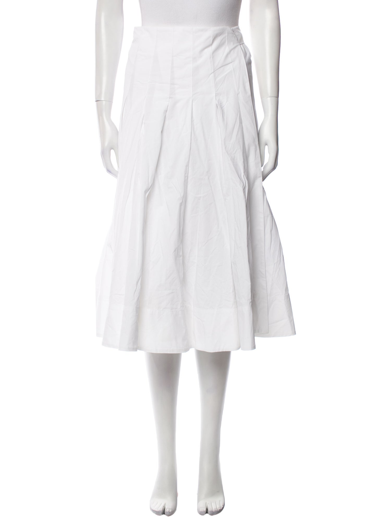 Proenza Schouler Pleated Accents Midi Length Skirt