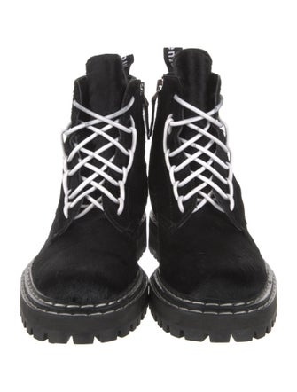 Proenza Schouler Leather Combat Boots