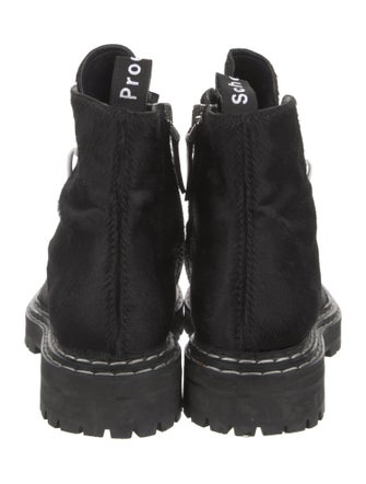 Proenza Schouler Leather Combat Boots