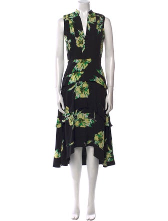 Proenza Schouler Silk Midi Length Dress