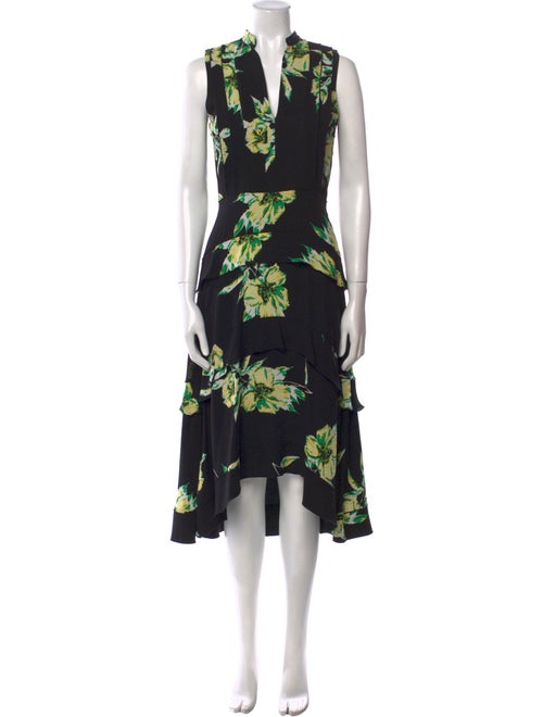 Proenza Schouler Silk Midi Length Dress