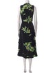 Proenza Schouler Silk Midi Length Dress