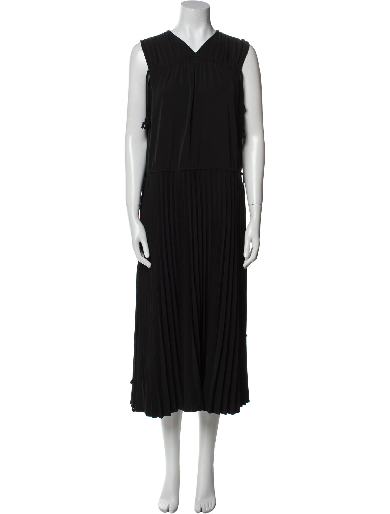 Proenza Schouler V-Neck Midi Length Dress