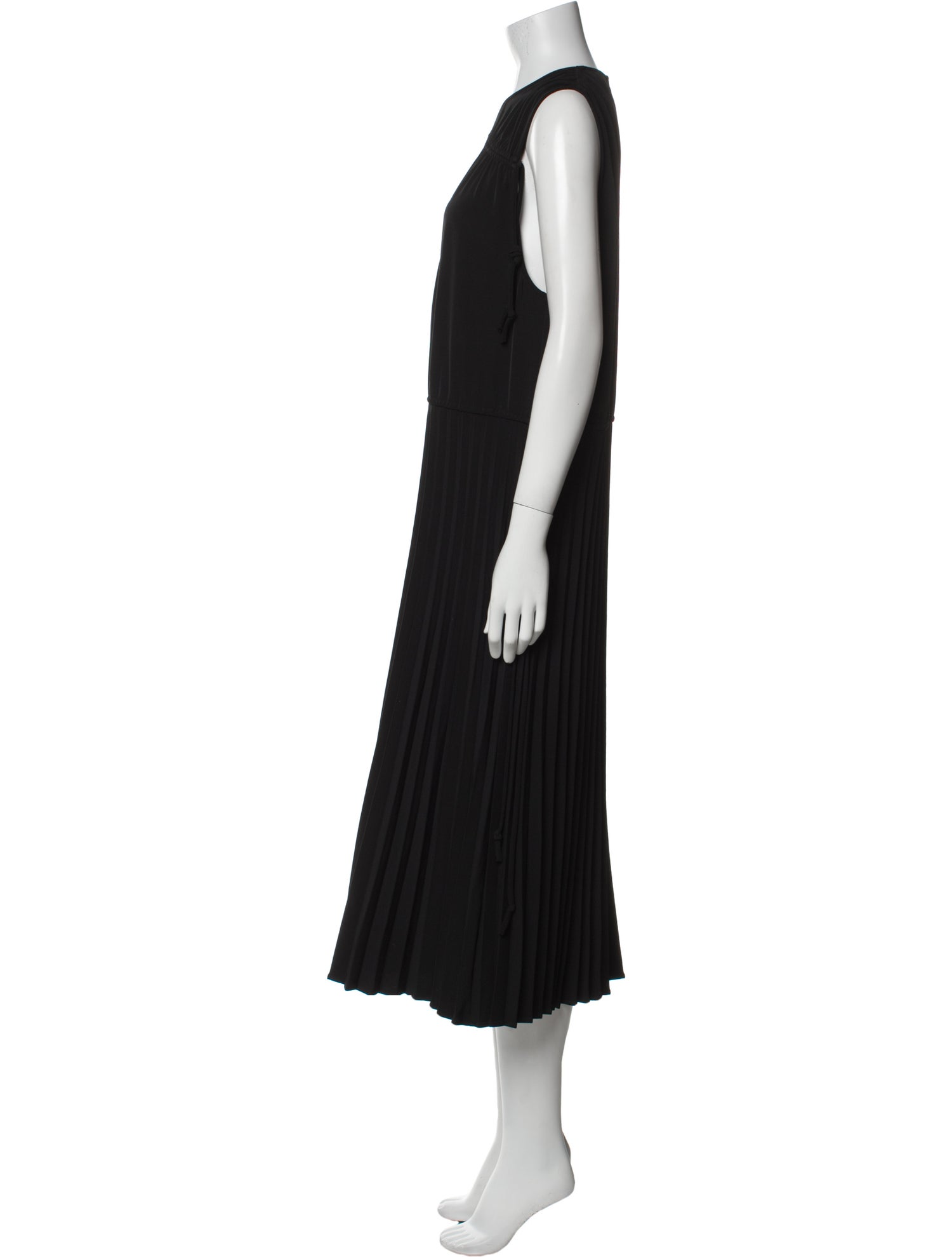 Proenza Schouler V-Neck Midi Length Dress