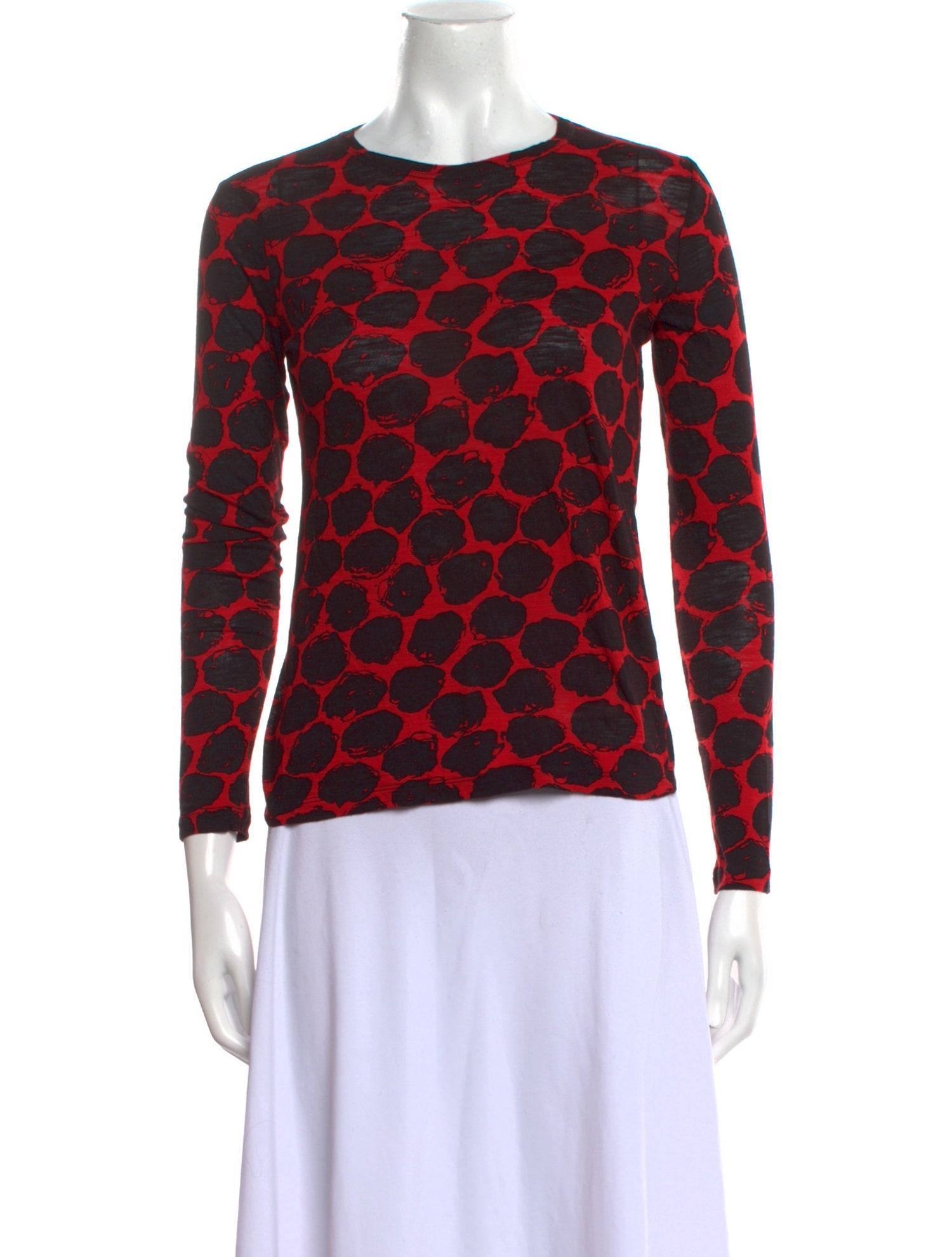 Proenza Schouler Printed Crew Neck Top