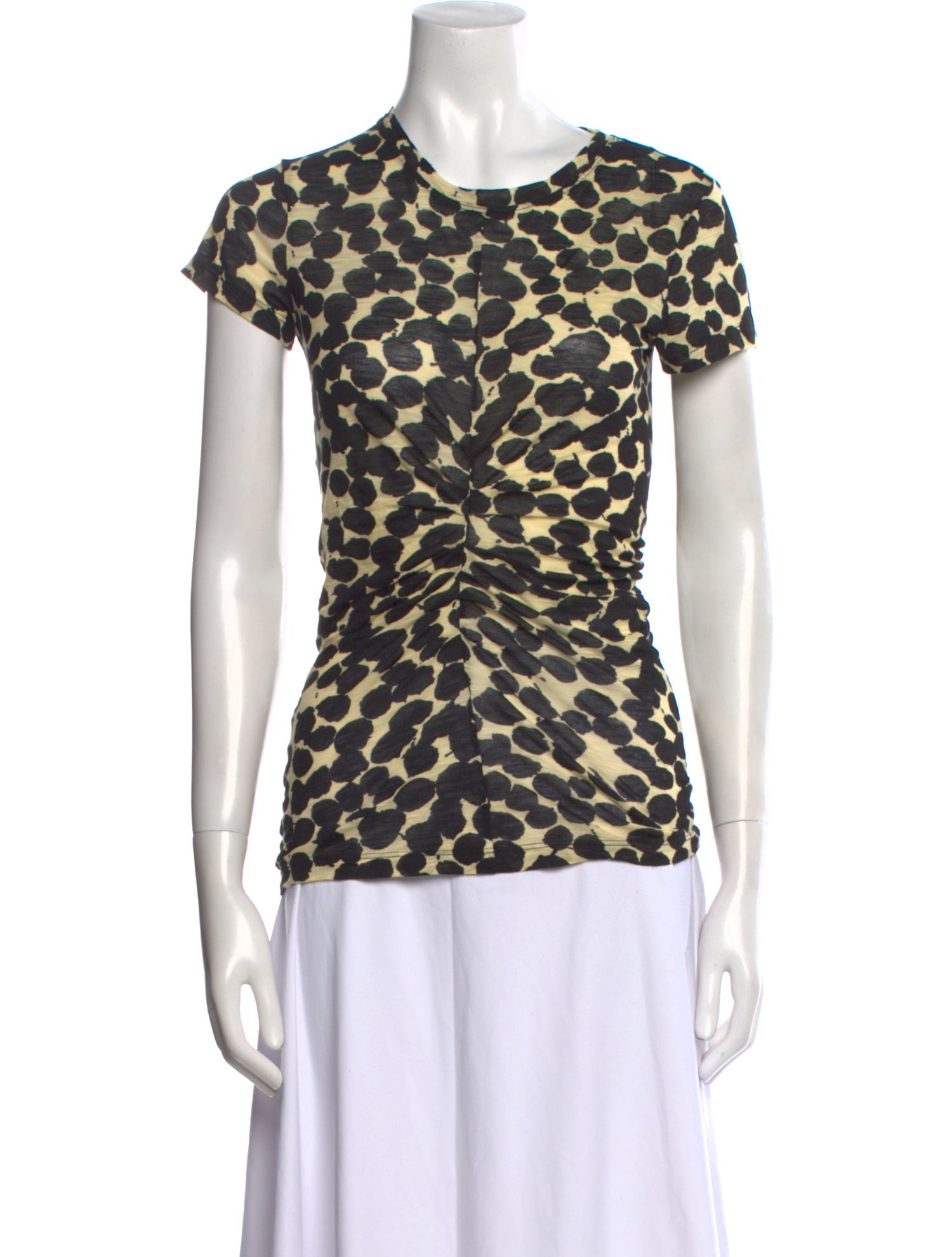 Proenza Schouler Animal Print Crew Neck T-Shirt