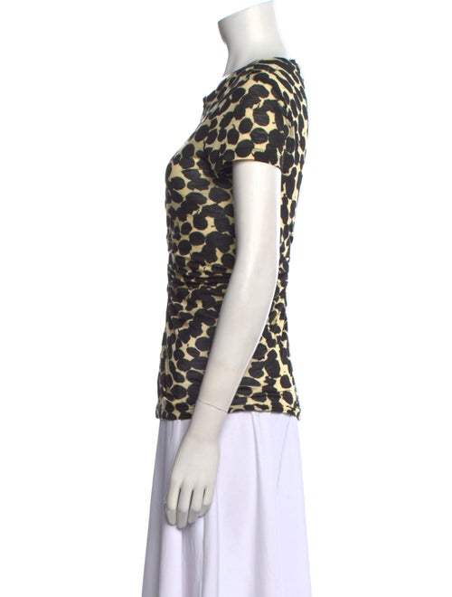 Proenza Schouler Animal Print Crew Neck T-Shirt