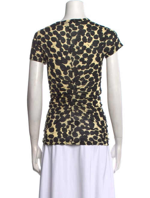 Proenza Schouler Animal Print Crew Neck T-Shirt