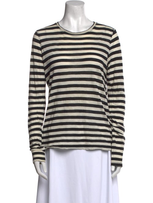 Proenza Schouler Striped Crew Neck Top