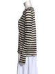 Proenza Schouler Striped Crew Neck Top