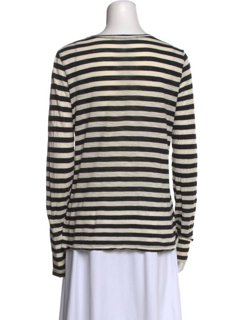 Proenza Schouler Striped Crew Neck Top