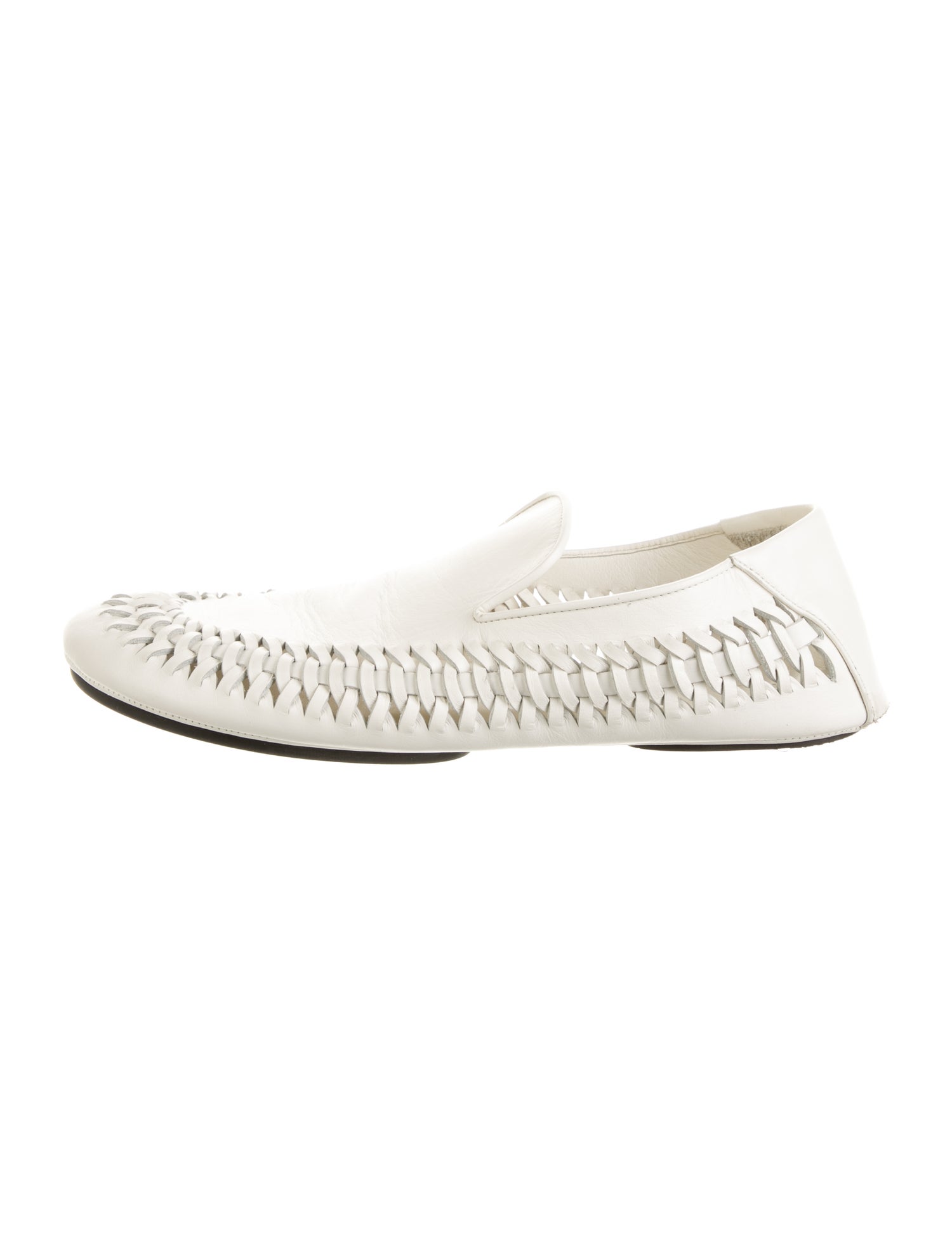 Proenza Schouler Leather Whipstitch Trim Flats
