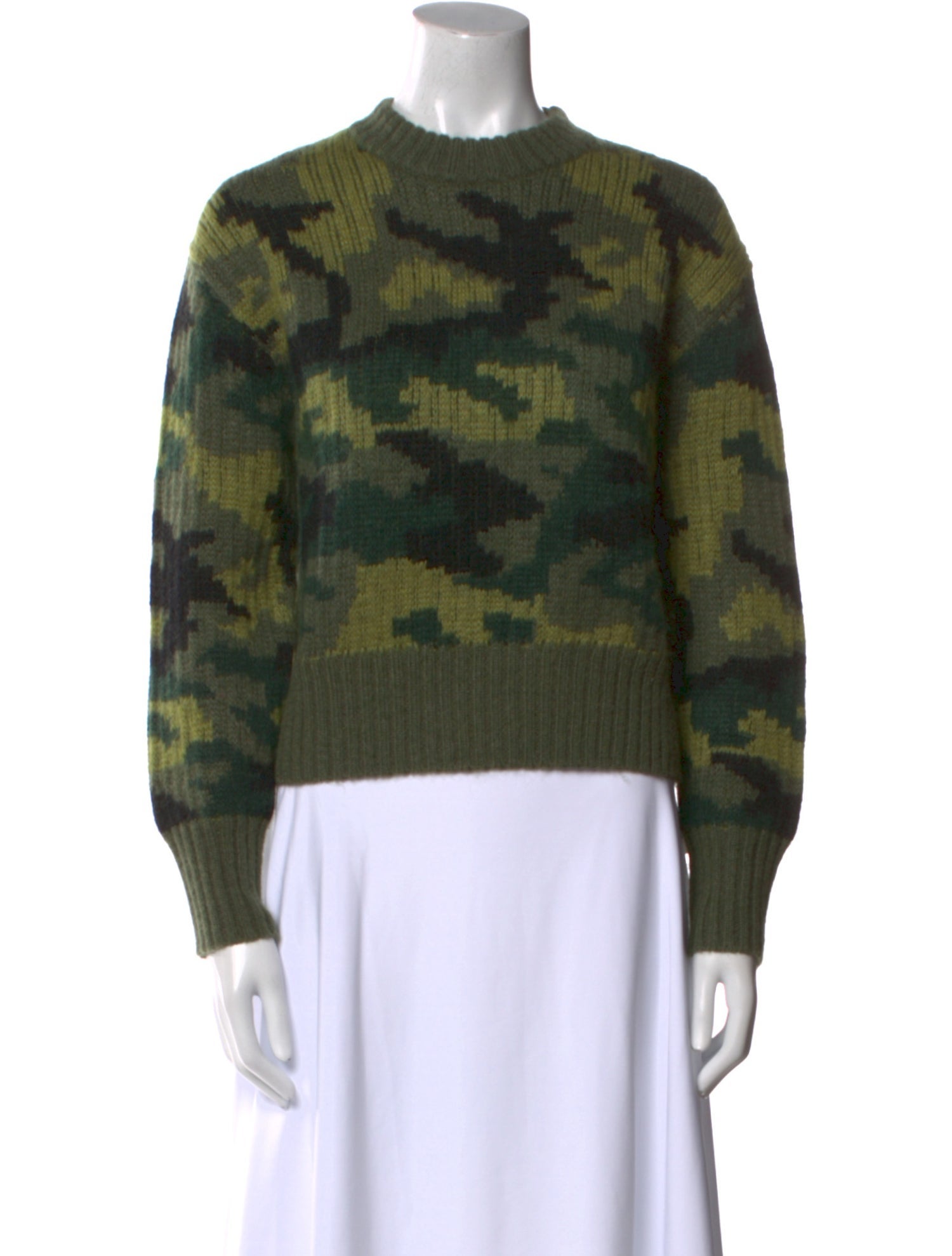 Proenza Schouler Printed Crew Neck Sweater