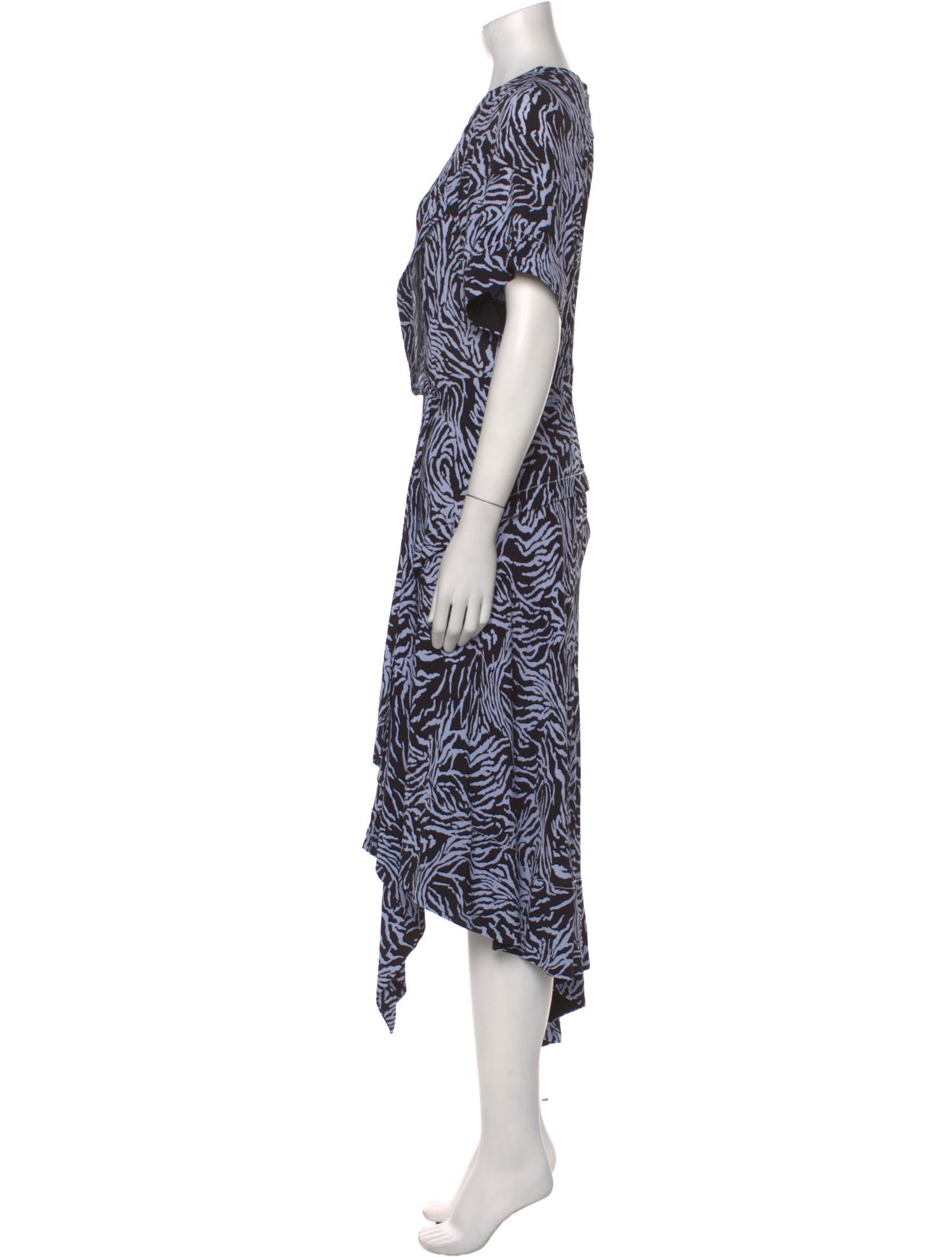 Proenza Schouler Printed Long Dress