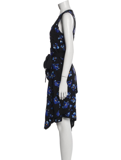 Proenza Schouler Floral Print Long Dress