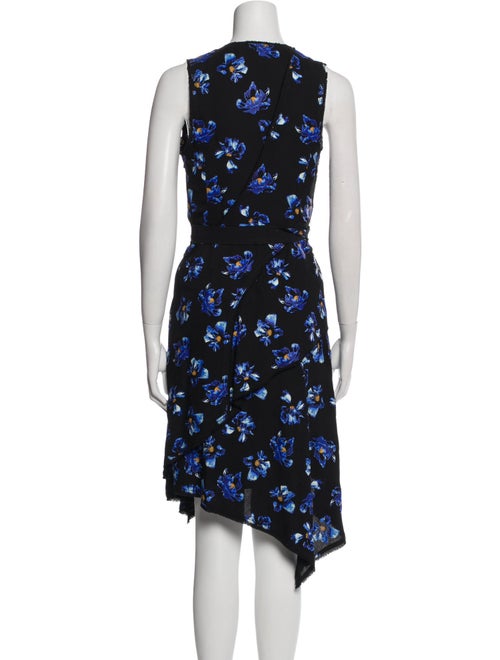 Proenza Schouler Floral Print Long Dress