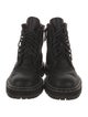 Proenza Schouler Leather Whipstitch Trim Combat Boots