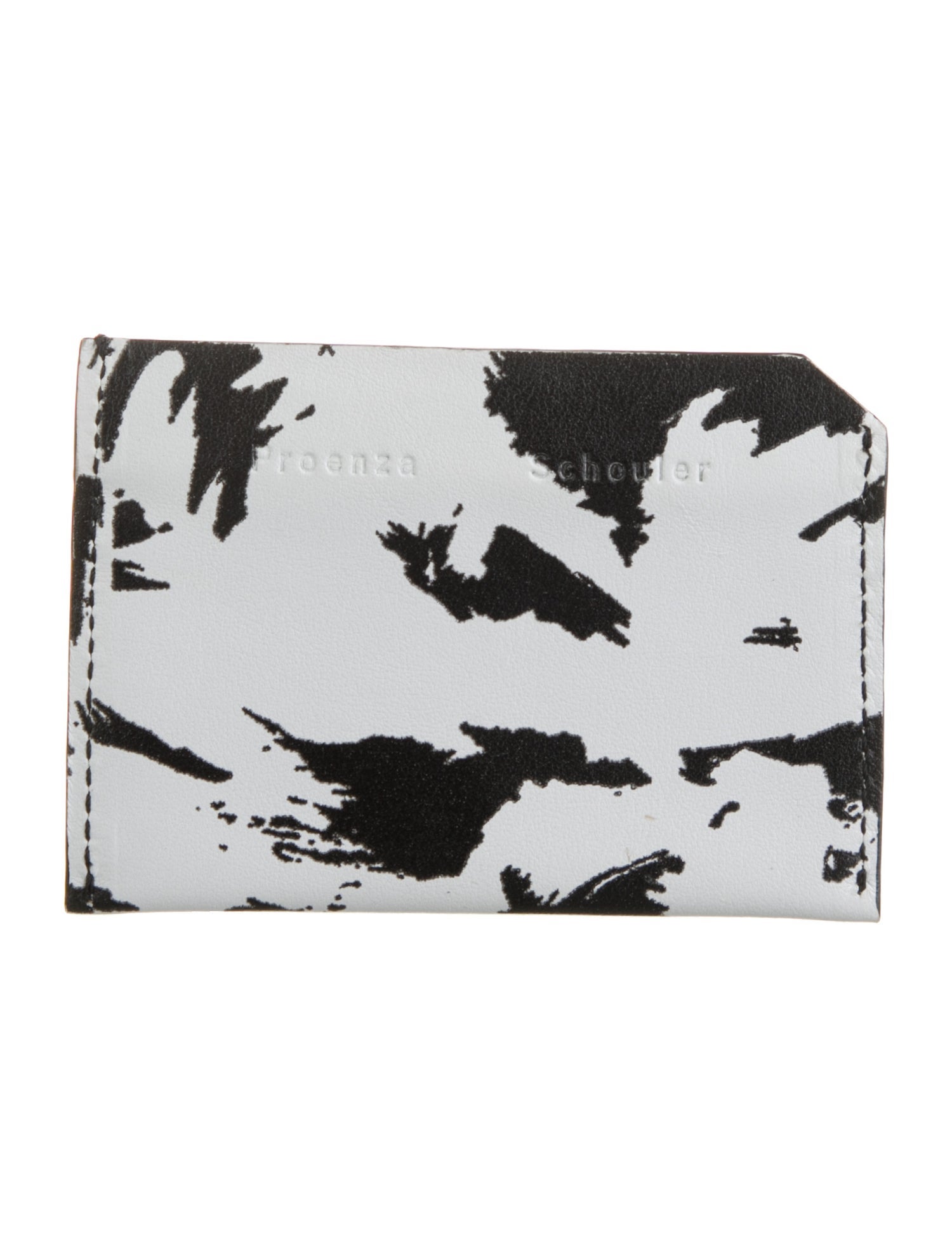 Proenza Schouler Leather Printed Wristlet
