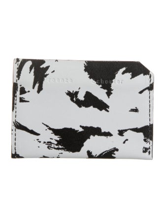 Proenza Schouler Leather Printed Wristlet