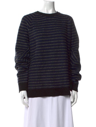 Proenza Schouler Striped Crew Neck Sweater