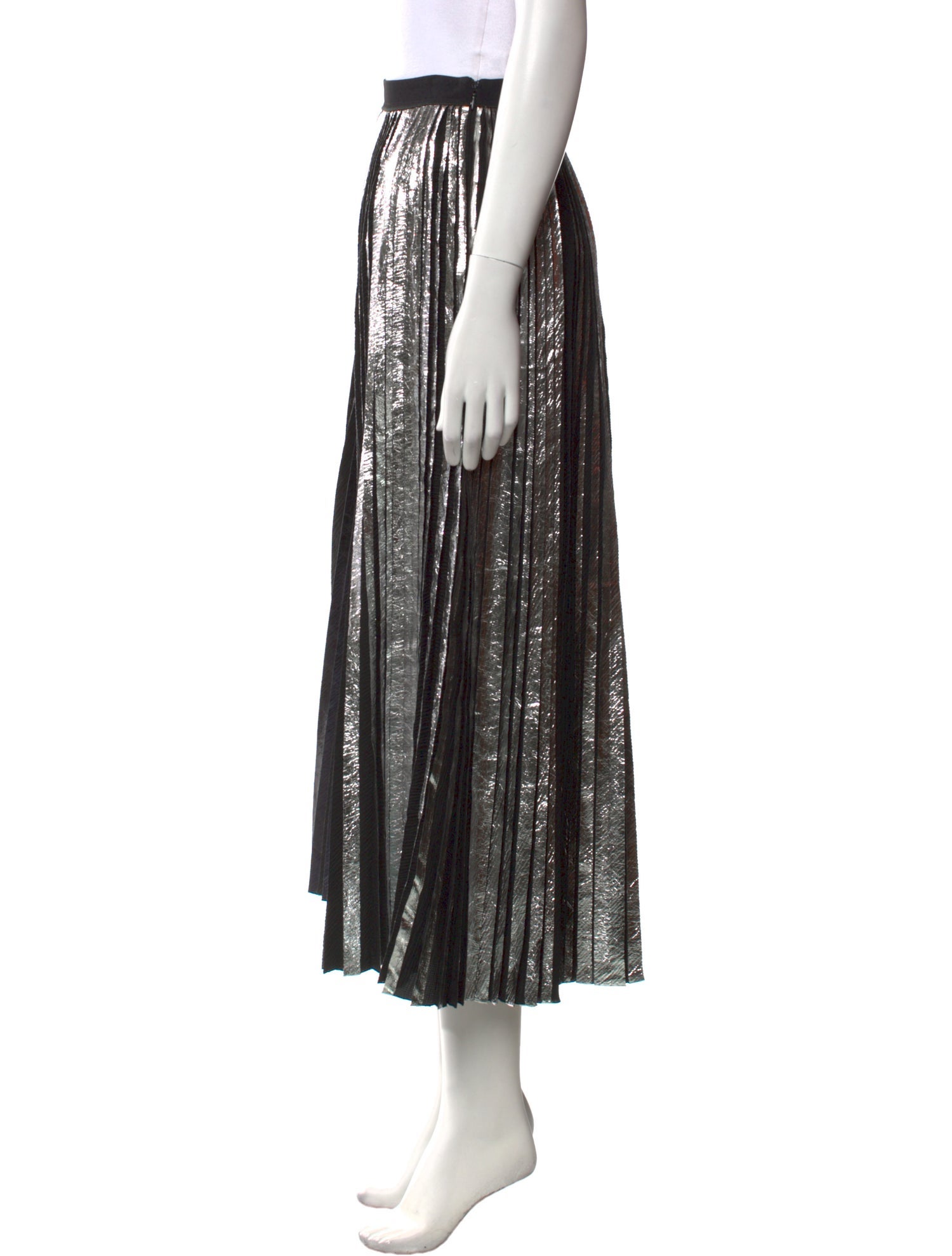 Proenza Schouler Pleated Accents Midi Length Skirt