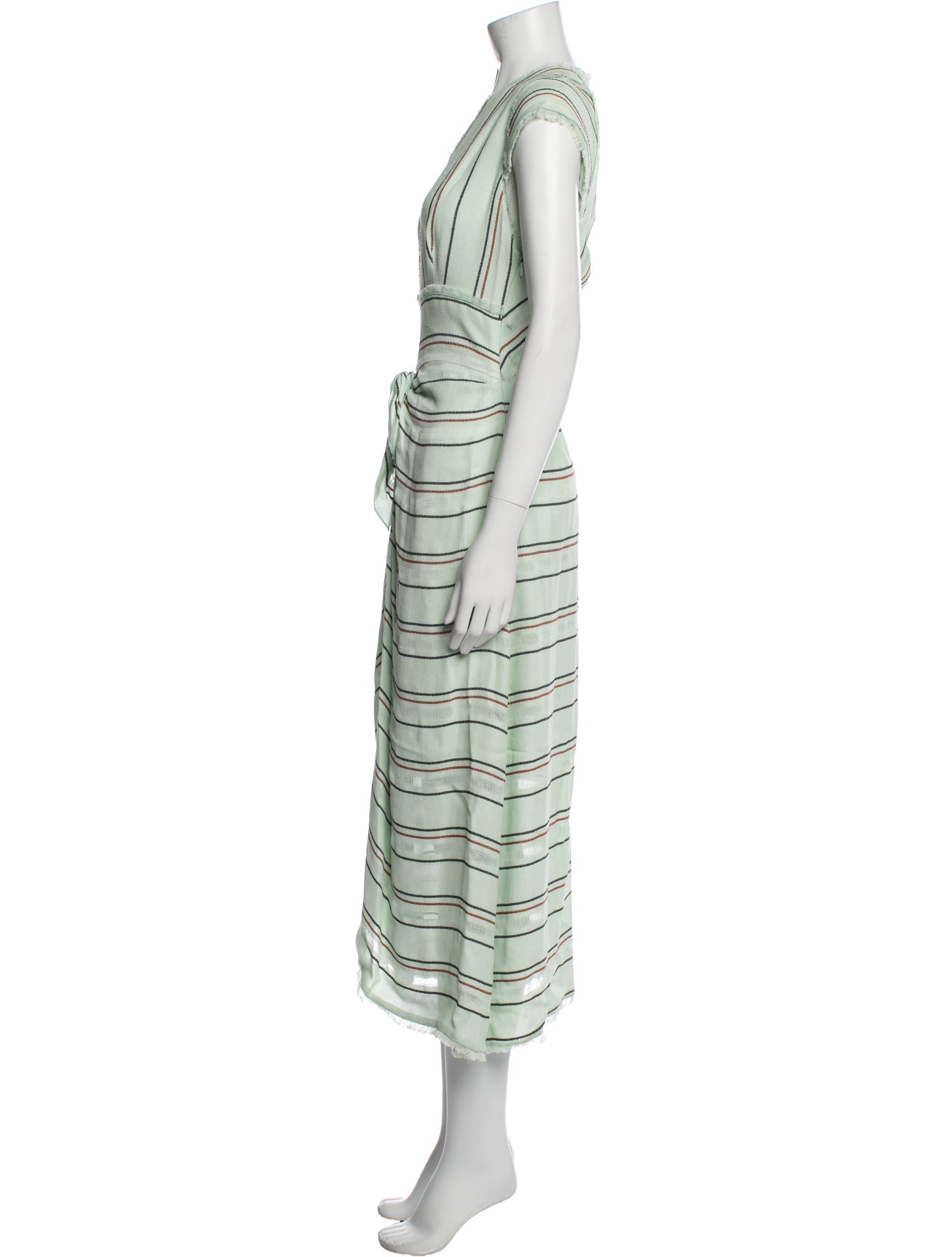 Proenza Schouler Striped Long Dress