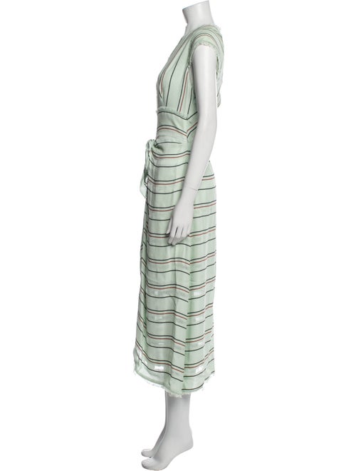 Proenza Schouler Striped Long Dress