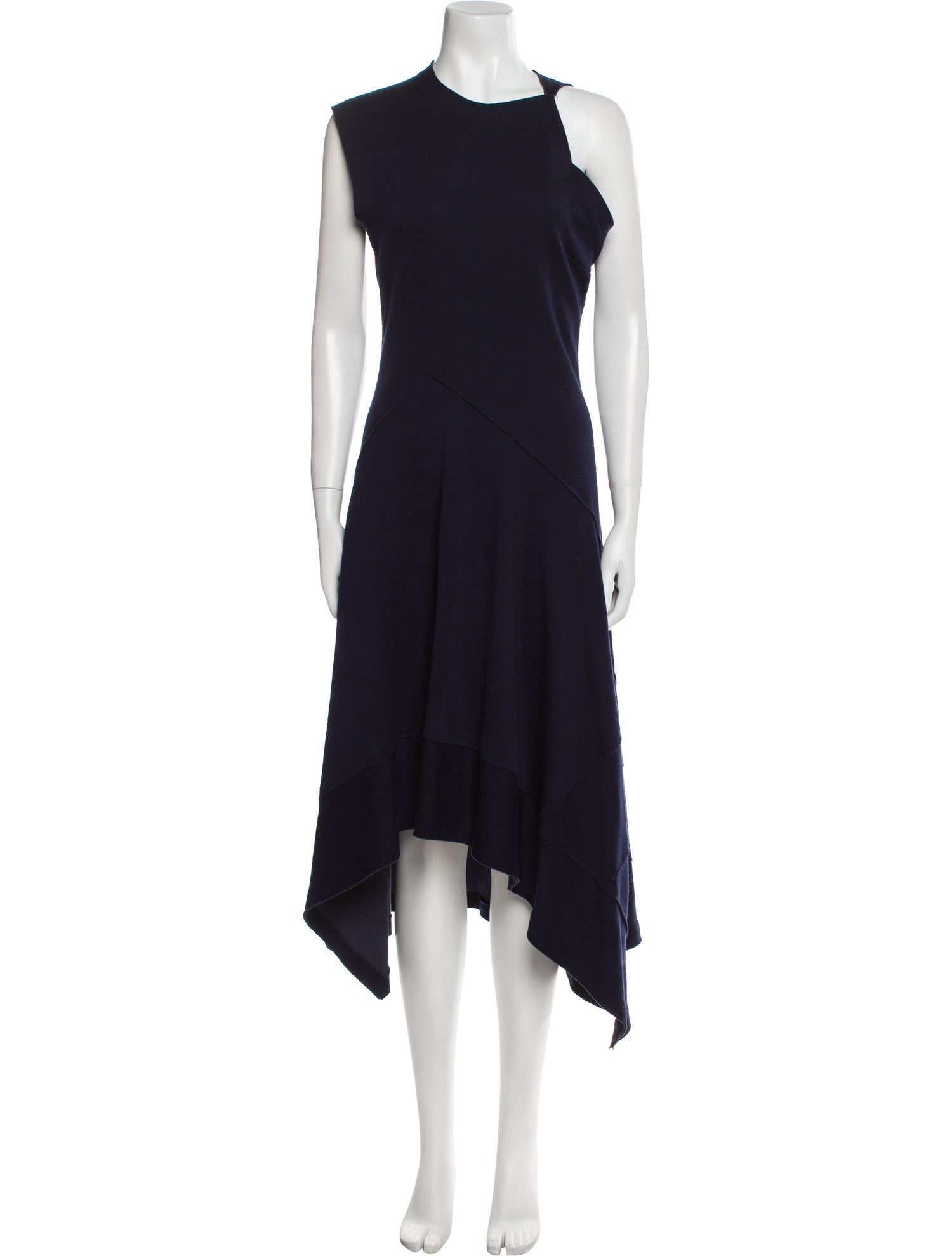 Proenza Schouler Crew Neck Knee-Length Dress