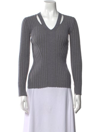 Proenza Schouler Wool V-Neck Sweater