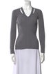 Proenza Schouler Wool V-Neck Sweater