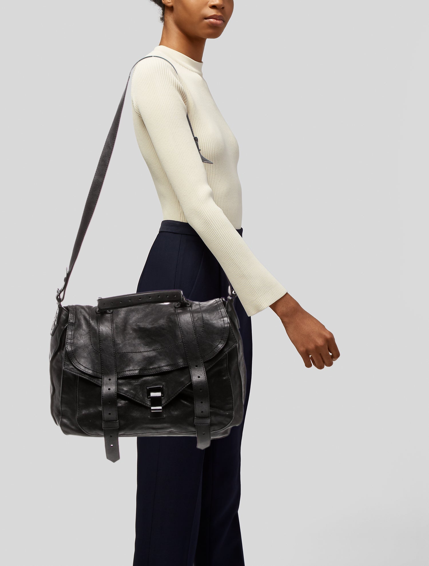 Proenza Schouler Leather Top Handle Bag