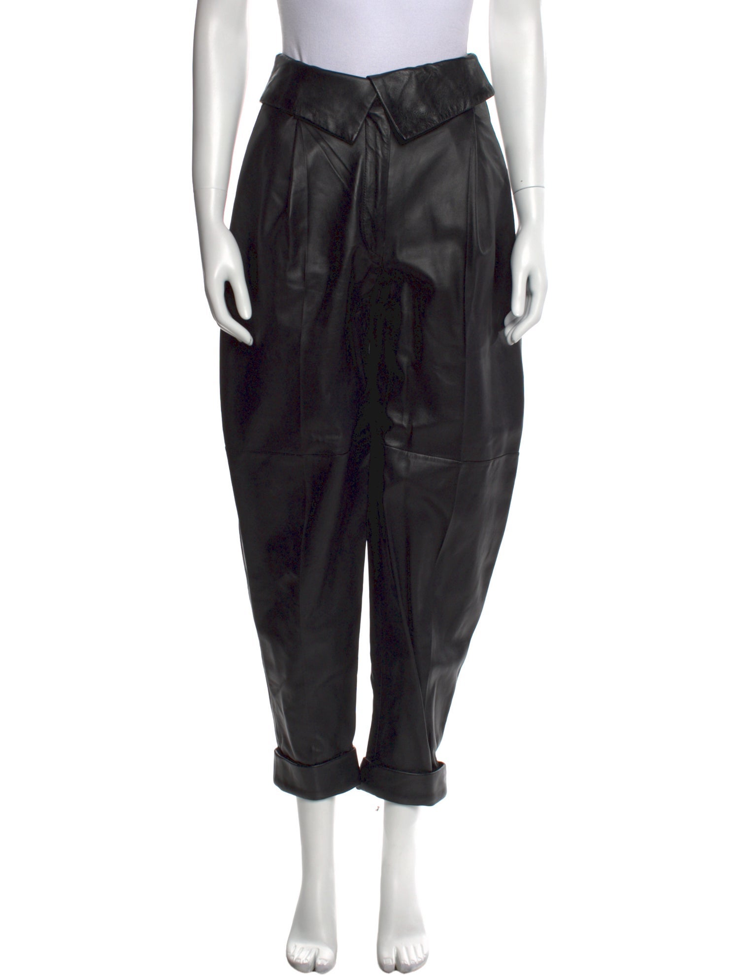 Proenza Schouler Lambskin Straight Leg Pants