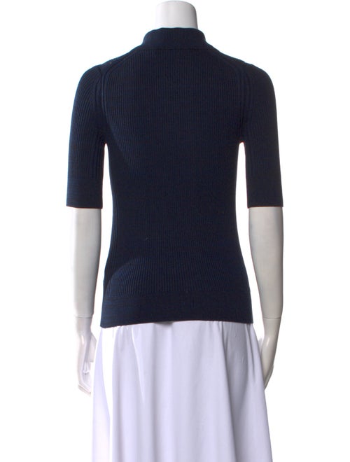 Proenza Schouler Silk Short Sleeve Polo