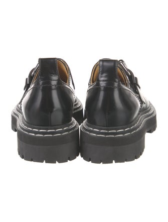 Proenza Schouler Leather Whipstitch Trim Flats