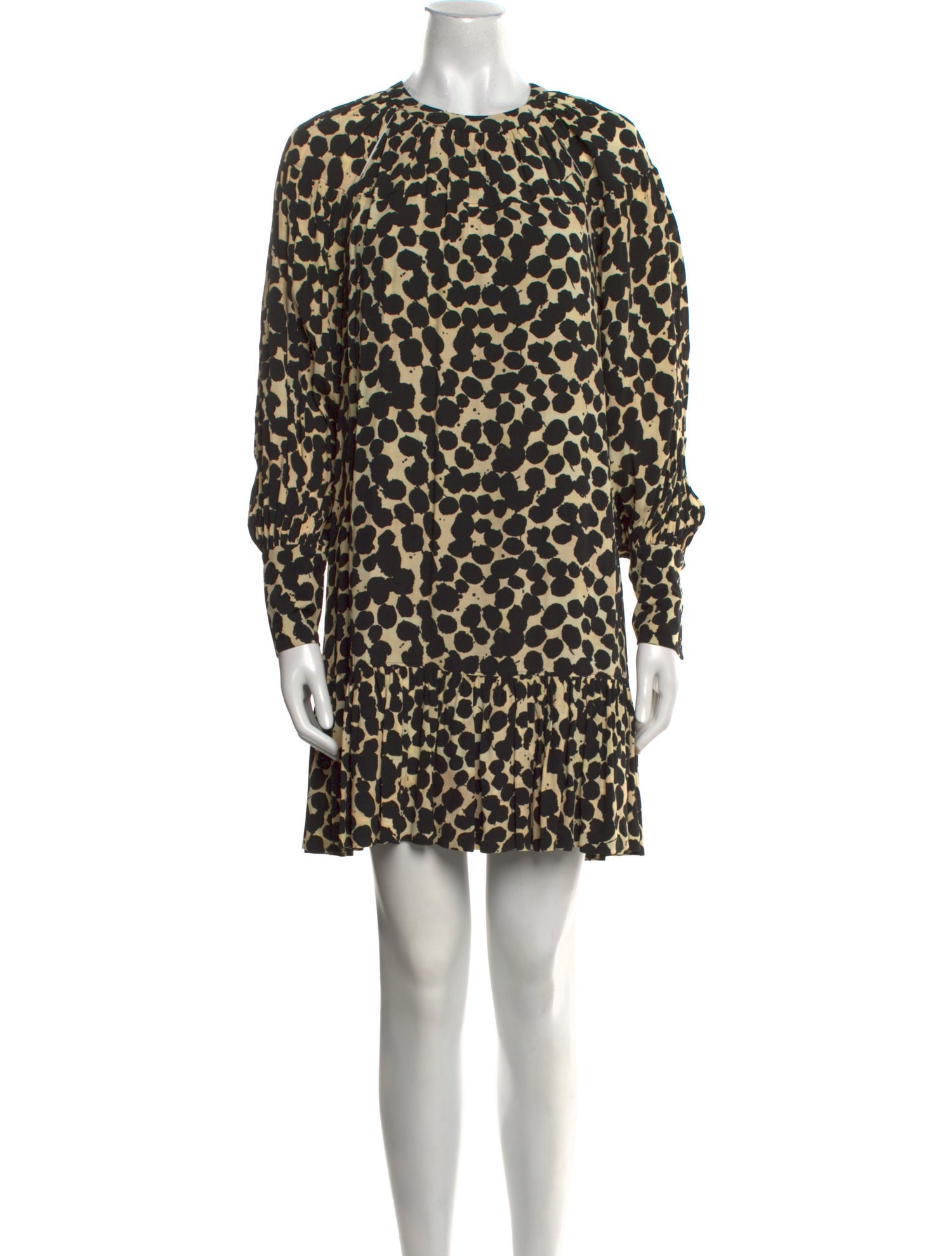 Proenza Schouler Animal Print Mini Dress