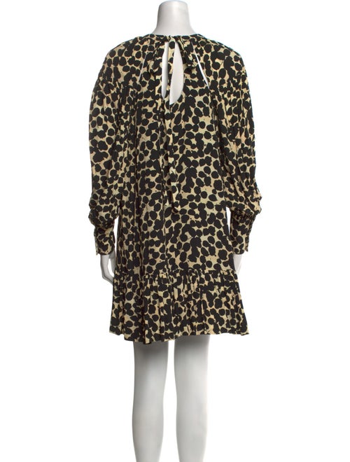 Proenza Schouler Animal Print Mini Dress