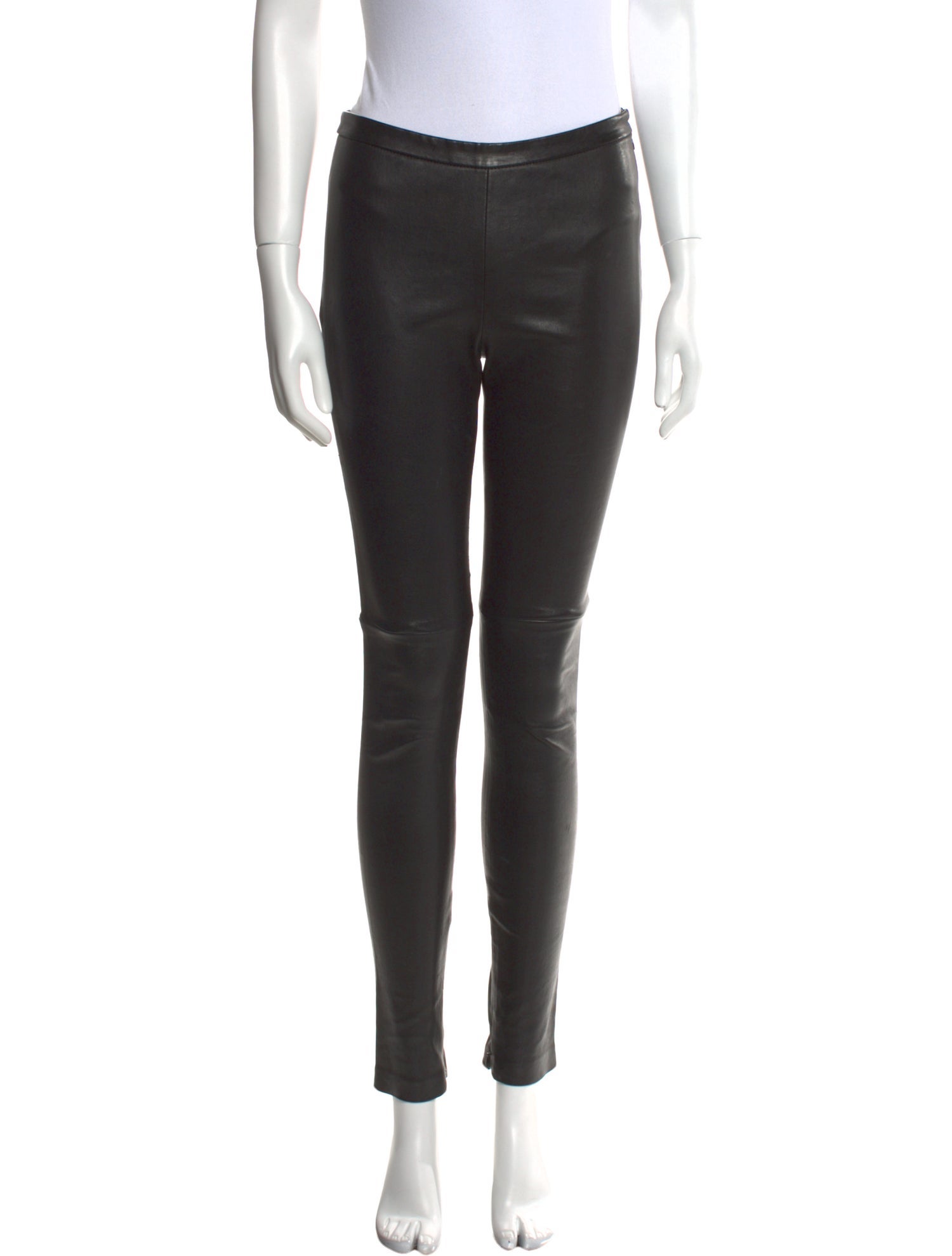 Proenza Schouler Lambskin Straight Leg Pants
