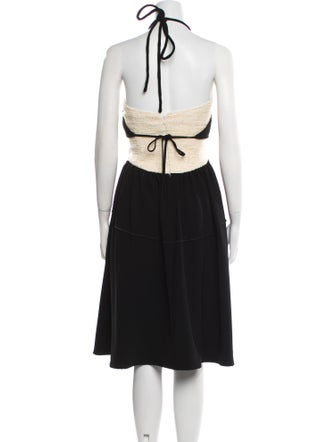 Proenza Schouler Halterneck Knee-Length Dress