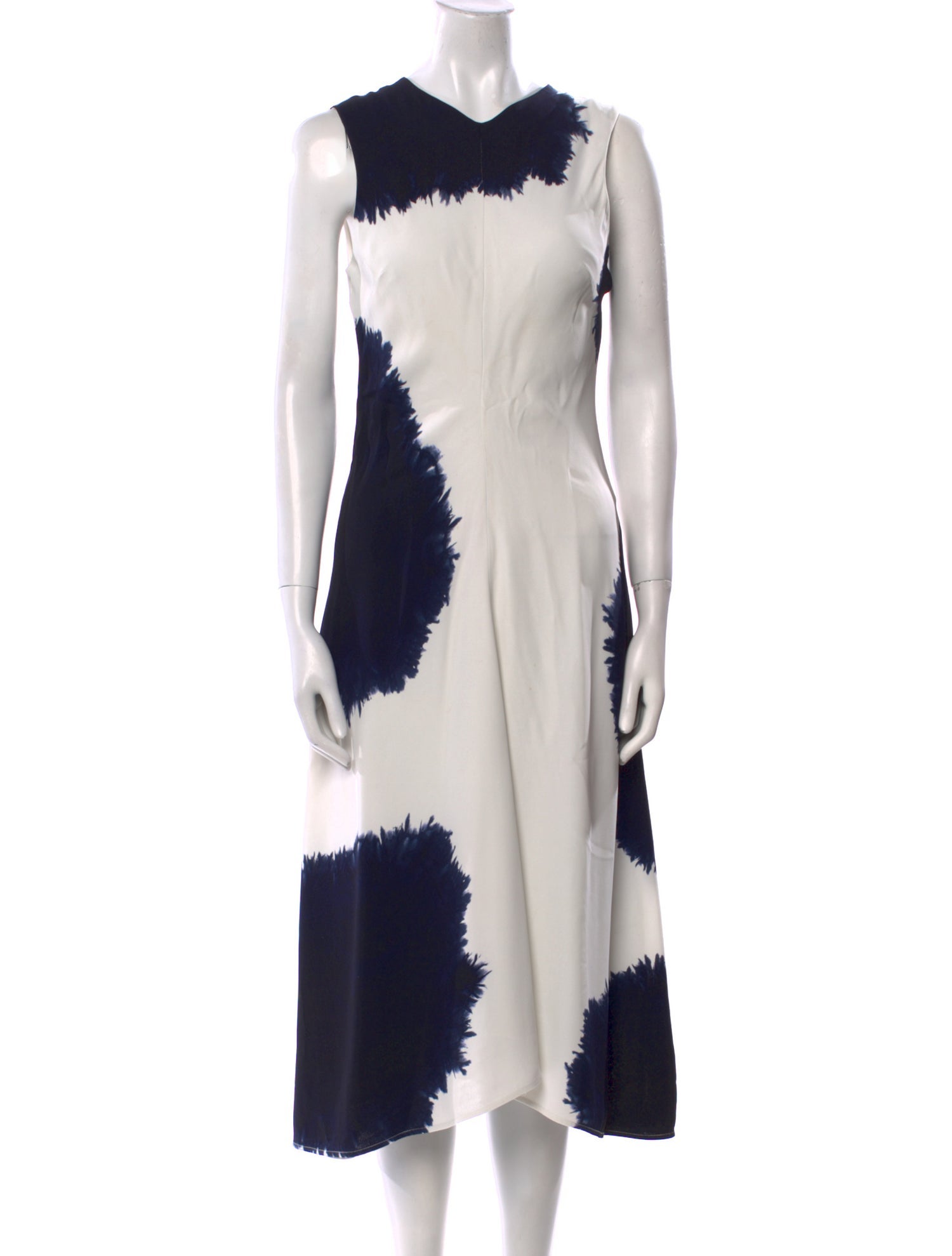 Proenza Schouler Tie-Dye Print Long Dress