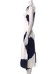 Proenza Schouler Tie-Dye Print Long Dress