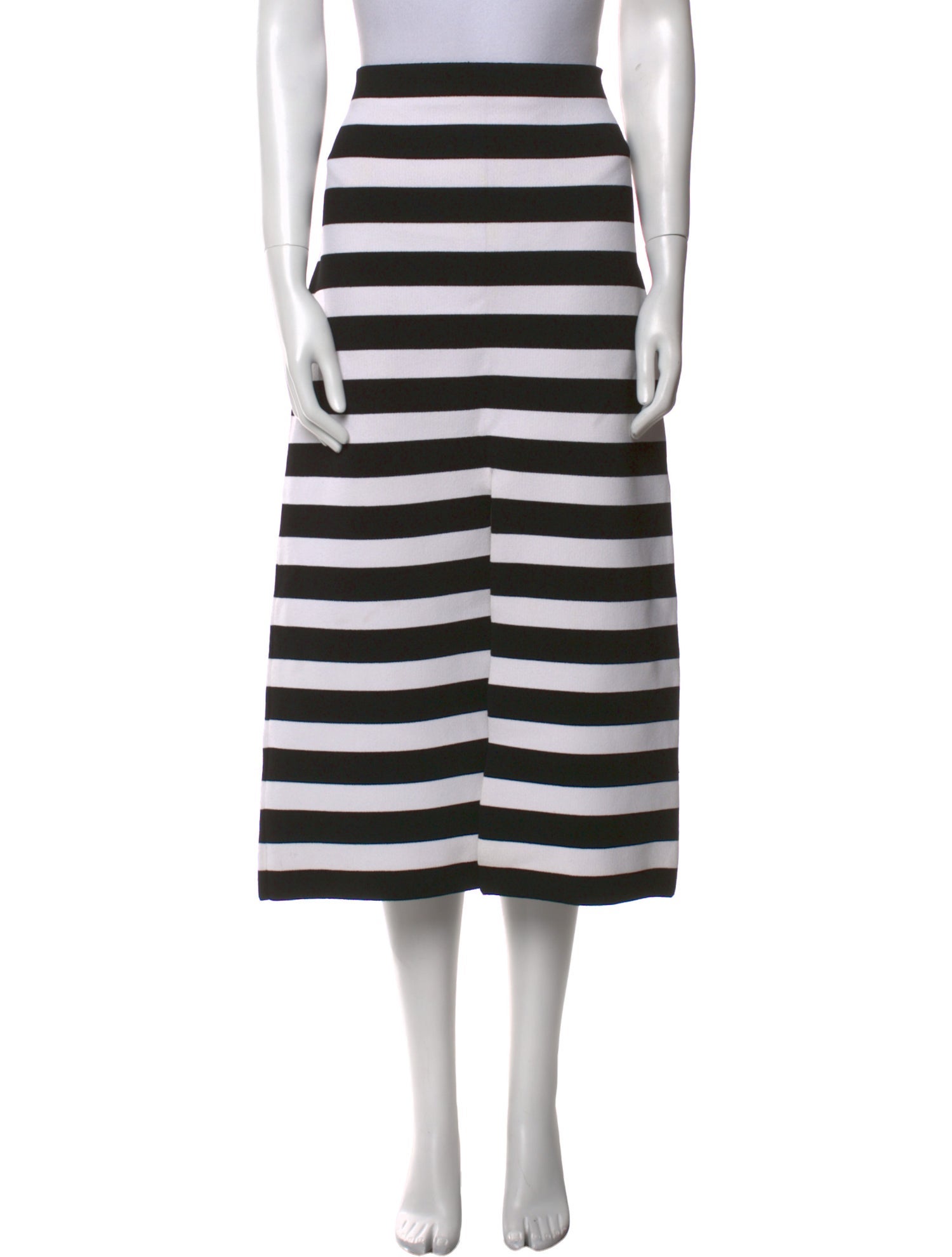 Proenza Schouler Striped Midi Length Skirt