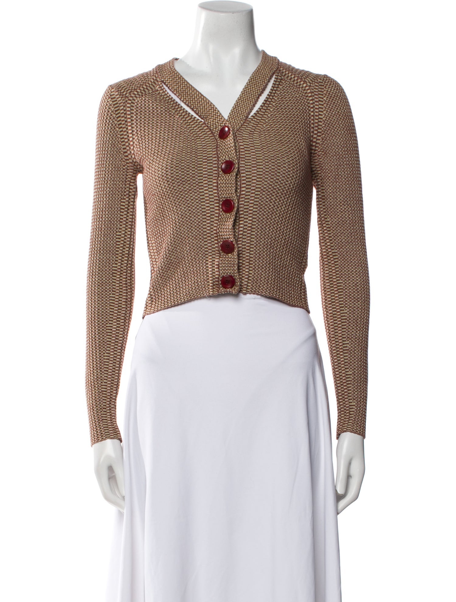 Proenza Schouler Silk V-Neck Sweater