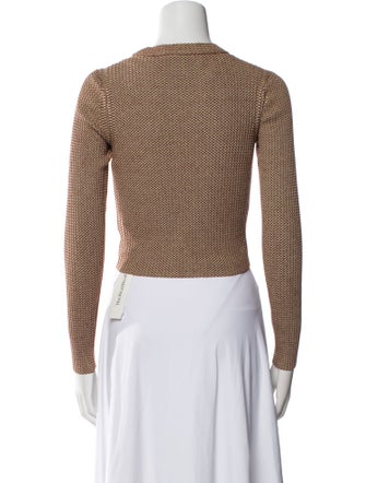 Proenza Schouler Silk V-Neck Sweater